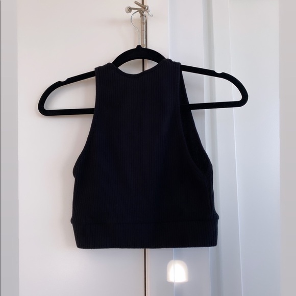 Zara black crop top - size small- new never worn - Picture 2 of 3